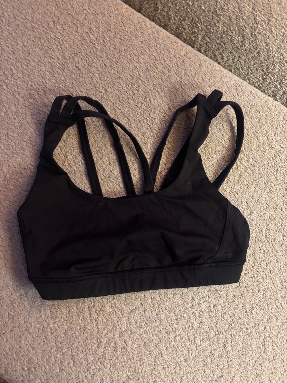 lululemon athletica Black Multi-Strap Sports Bra